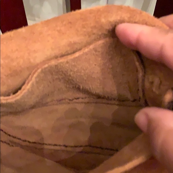 Vintage suede cross body Woodstock fashion - Picture 5 of 8